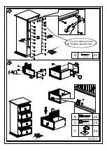 Preview for 5 page of CORONA 4 DRAWER CD CHEST Assembly Instructions