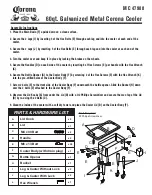 CORONA MC 47900 Assembly Instructions предпросмотр