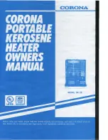 CORONA SX-2E Owner'S Manual preview