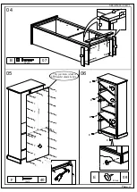 Preview for 4 page of CORONA Tall Bookcase Assembly Instructions