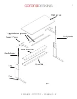 Preview for 3 page of coronaDesking iMove-C Assembly Manual