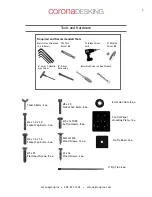 Preview for 4 page of coronaDesking iMove-C Assembly Manual