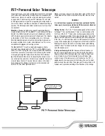 Preview for 5 page of Coronado CORONADO SolarMax II series Manual