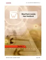 Coronis WaveTherm DALLAS User Handbook Manual предпросмотр