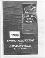 CORRECT CRAFT 1999 Air Nautique Owner'S Manual preview