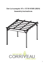 Corriveau San Luis B101255 Assembly Instructions Manual предпросмотр