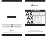 Preview for 1 page of Corsair AX760i Manual