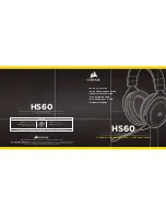 Corsair HS60 Quick Start Manual preview