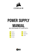 Corsair HX1000i Manual preview