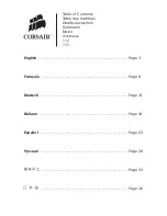 Preview for 2 page of Corsair HX1000W User Manual