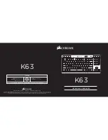 Corsair K63 User Manual preview