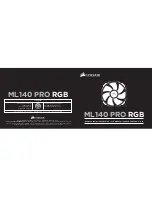 Corsair ML140 PRO RGB Manual предпросмотр