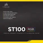 Preview for 1 page of Corsair ST100 RGB Quick Start Manual