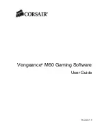 Предварительный просмотр 1 страницы Corsair Vengeance M60 User Manual