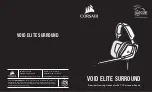 Corsair VOID ELITE SURROUND Manual предпросмотр