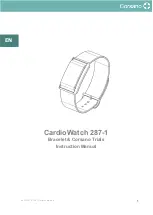 Предварительный просмотр 1 страницы Corsano CardioWatch 287-1 Instruction Manual