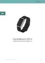 Предварительный просмотр 1 страницы Corsano CardioWatch 287-2 Instruction Manual