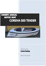 Corsiva Yachting CORSIVA 500 TENDER Owner'S Manual preview