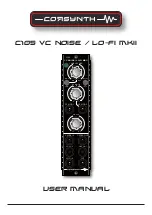 Corsynth C105 VC Noise/Lo-Fi MKII User Manual предпросмотр