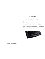 Cortek GK1 Quick Manual preview