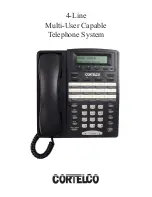 Preview for 1 page of Cortelco 1 4-Line Multi-User Owner'S Manual