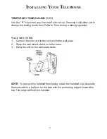 Preview for 8 page of Cortelco 2005 Owner'S Instruction Manual