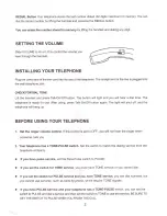 Preview for 3 page of Cortelco 9150 Operating Instructions