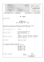 Preview for 9 page of CORTEM LifEx Series Mounting Instructions