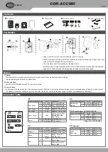 Cortex COR-ACC980 Manual предпросмотр