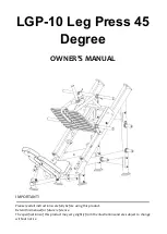 Предварительный просмотр 1 страницы Cortex Omega LGP-10 Owner'S Manual