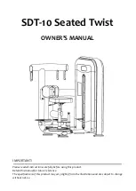 Cortex Omega SDT-10 Owner'S Manual preview