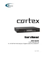 Preview for 1 page of Cortex SW-10200 User Manual