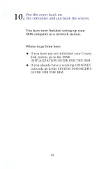 Preview for 21 page of CORVUS OMNINET Network Station Installation Manual