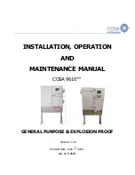 Cosa 9610 Installation, Operation And Maintenance Manual предпросмотр