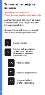 Предварительный просмотр 11 страницы Cosa Alarko Installation And User Manual