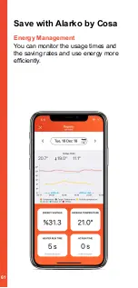 Предварительный просмотр 61 страницы Cosa Alarko Installation And User Manual