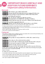 Preview for 4 page of Cosatto ABCs wow xl Instructions Manual