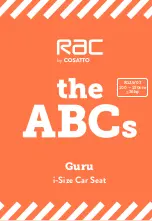 Предварительный просмотр 1 страницы Cosatto RAC the ABCs Guru Manual