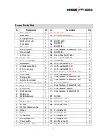Preview for 6 page of Cosco Fitness CMTM-4111A2 Owner'S Manual