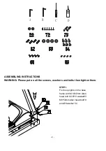 Предварительный просмотр 9 страницы Cosco Fitness SX-3366 Manual