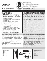 Cosco 03007C User Manual preview