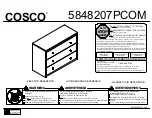 Preview for 1 page of Cosco 5848207PCOM Assembly Instructions Manual