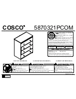 Preview for 1 page of Cosco 5870321PCOM Instructions Manual