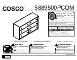 Cosco 5889500PCOM Assembly Instructions Manual preview