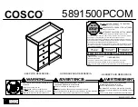 Cosco 5891500PCOM Assembly Instructions Manual предпросмотр