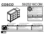 Preview for 1 page of Cosco 5925216COM Assembly Manual