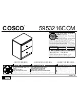 Cosco 5953216COM Assembly Instructions Manual preview