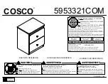 Preview for 1 page of Cosco 5953321COM Manual