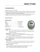 Preview for 4 page of Cosco CEB-TRIM 232D Owner'S Manual