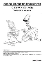 Preview for 1 page of Cosco CEB-WAVE-700R Oweners Manual